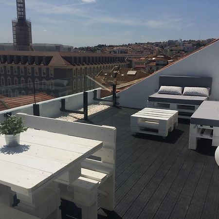 A Terrace On A Topfloor With A View Lisboa Kültér fotó