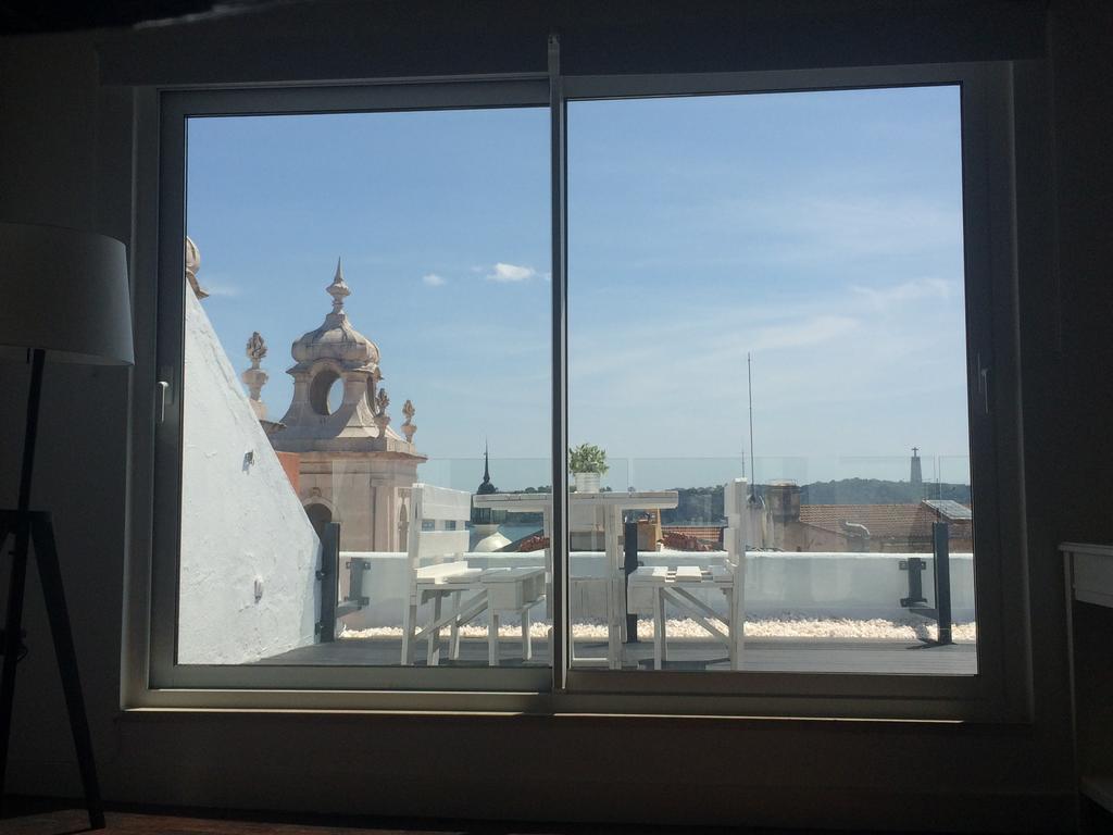 A Terrace On A Topfloor With A View Lisboa Kültér fotó