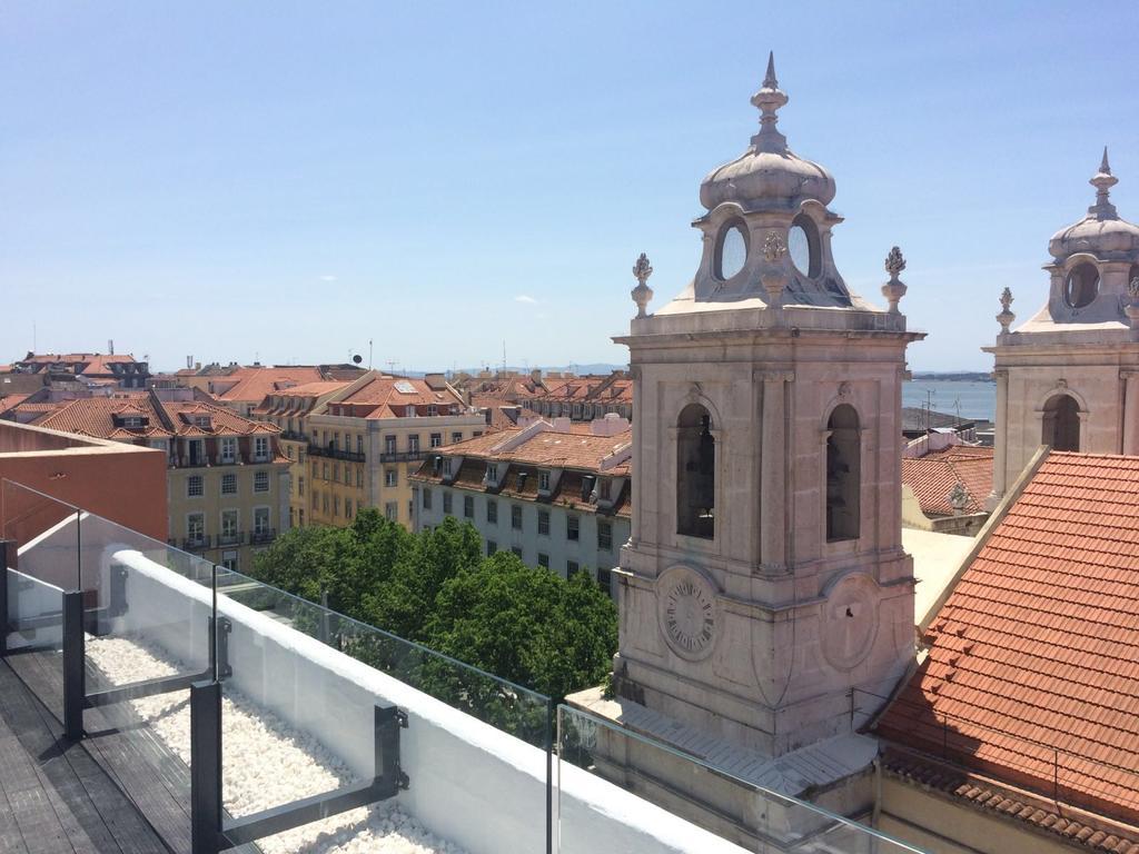 A Terrace On A Topfloor With A View Lisboa Kültér fotó